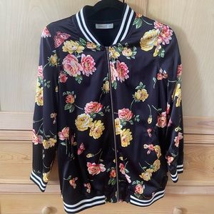 Floral track jacket
